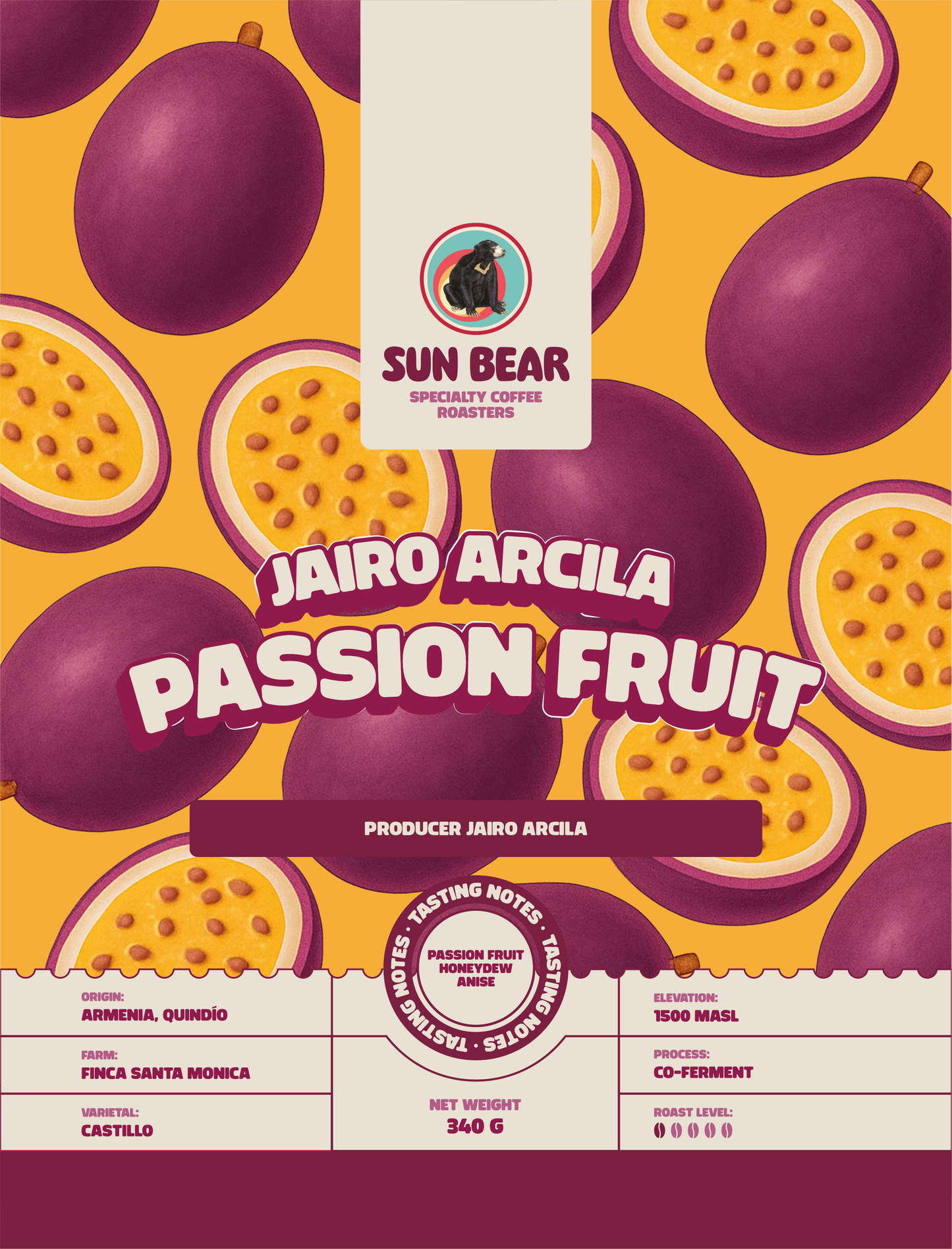 Jairo Arcila Passion Fruit Co-Ferment