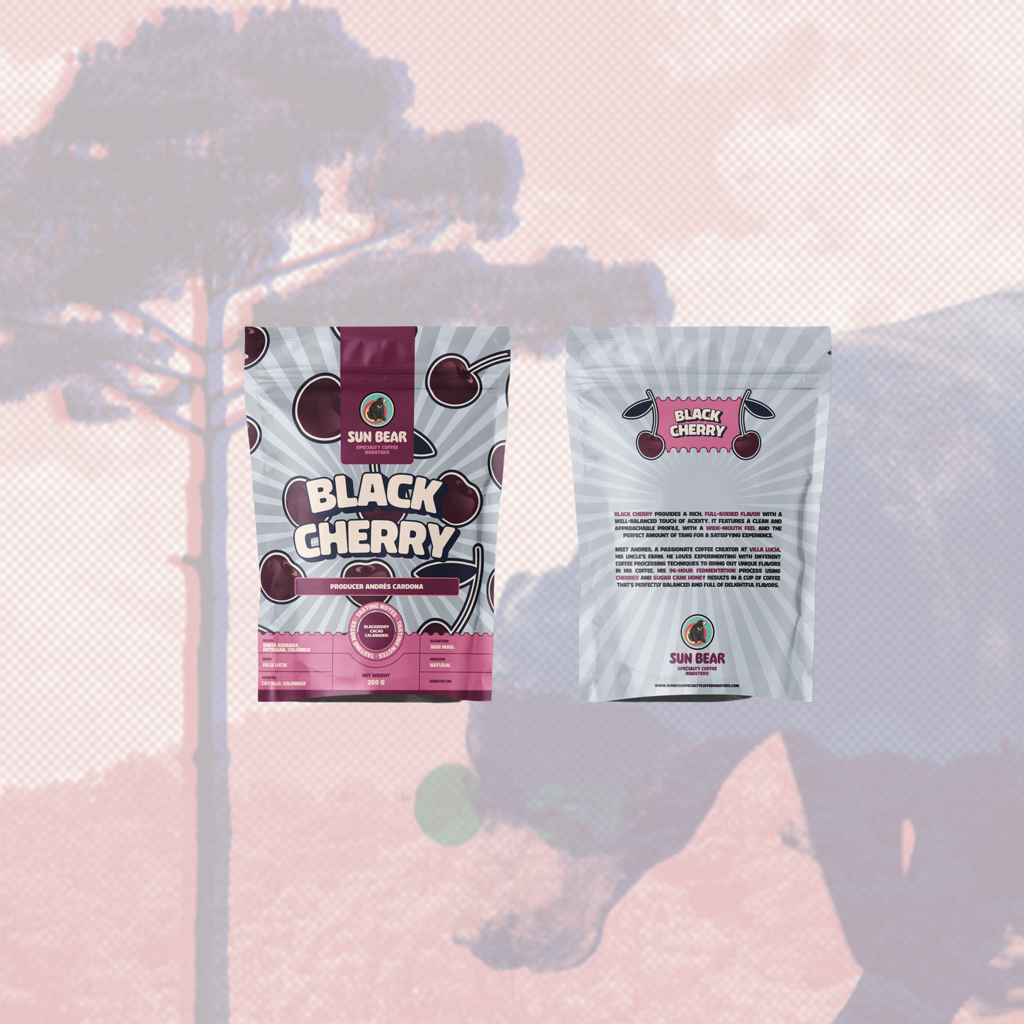 Black Cherry - Andres Cardona Purple Honey ~ Limited Edition